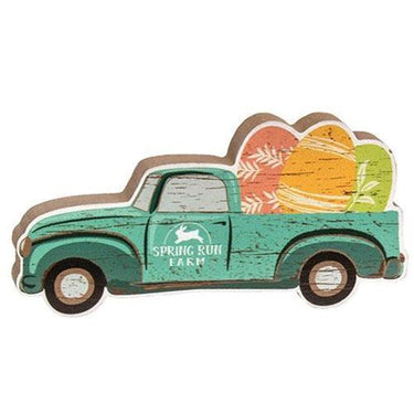 Spring Run Farm Easter Egg Truck Block - The Fox Decor
